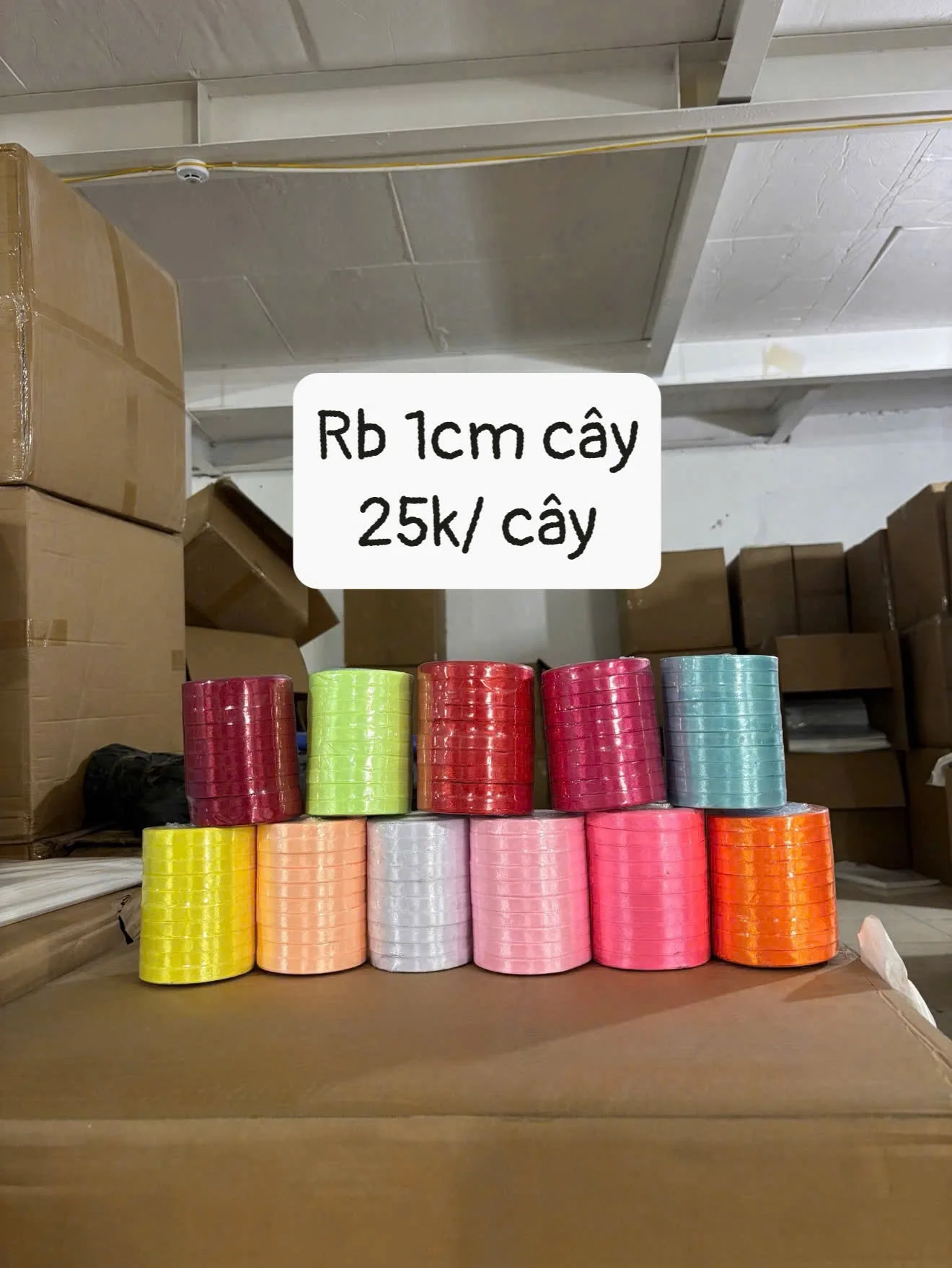 Ruy băng Cây 1cm/10 cuộn