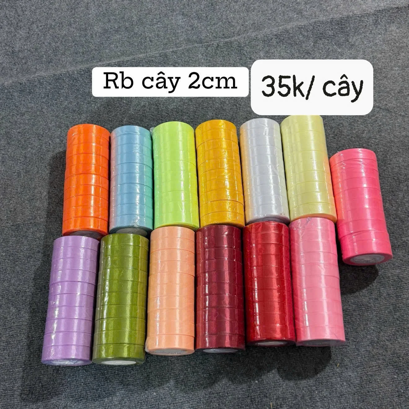 Ruy băng cây 2cm/10 cuộn