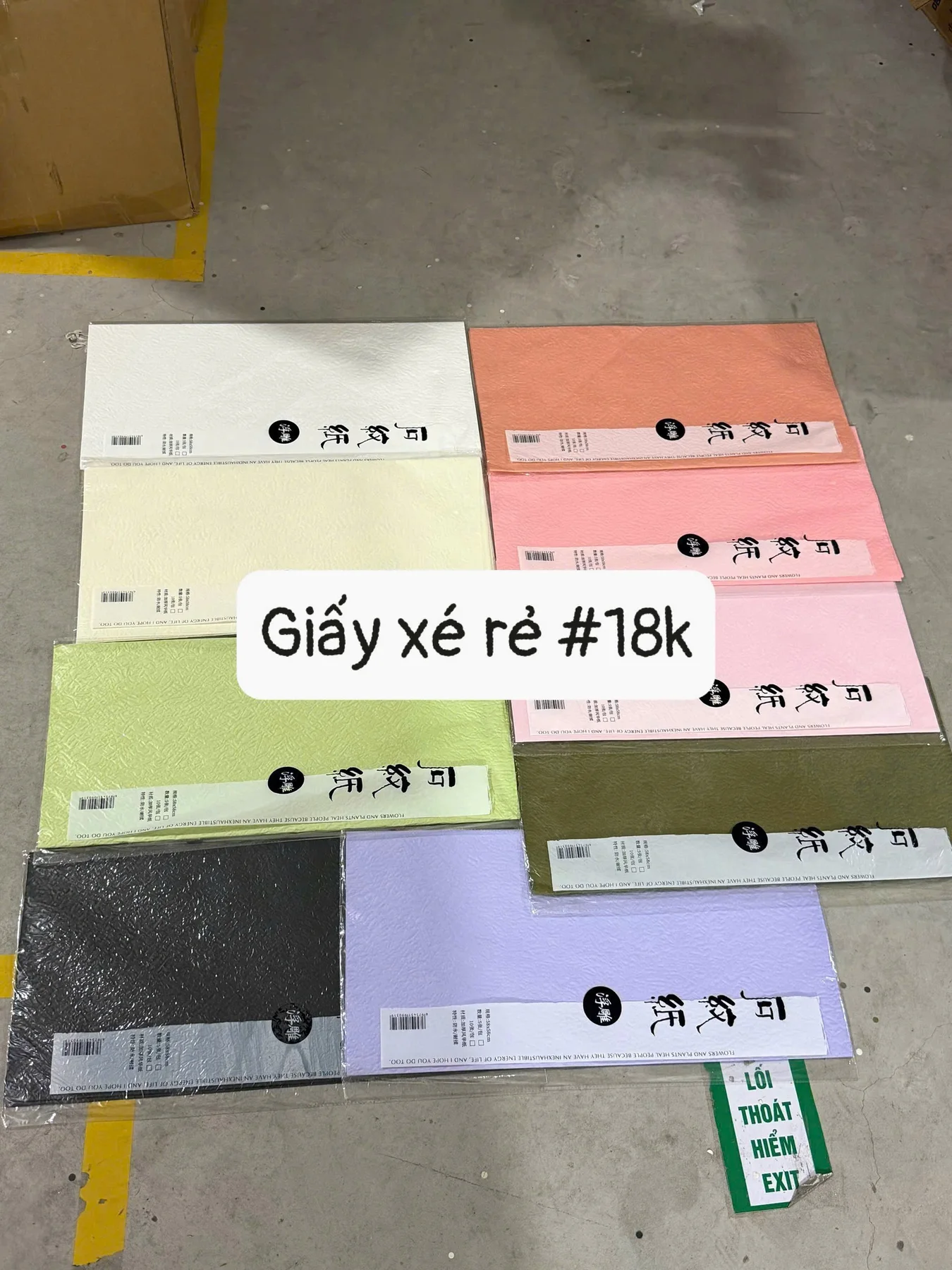 Giấy Xé Rẻ/ từ 15 xấp giá 18k