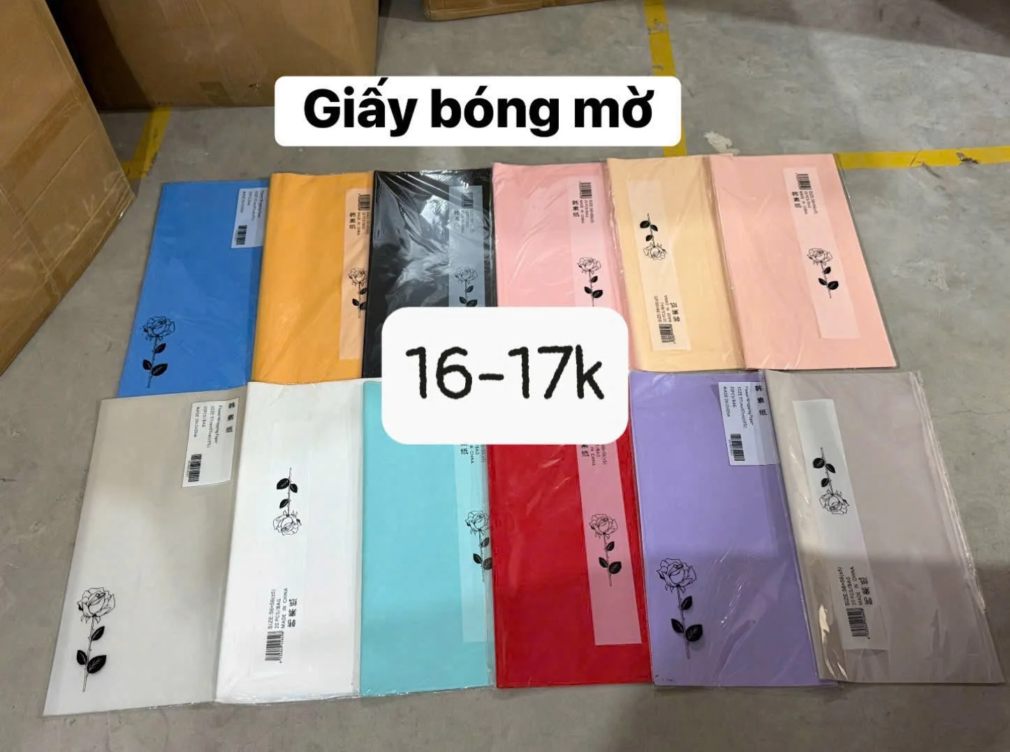 Giấy Bóng Mờ 1 mặt